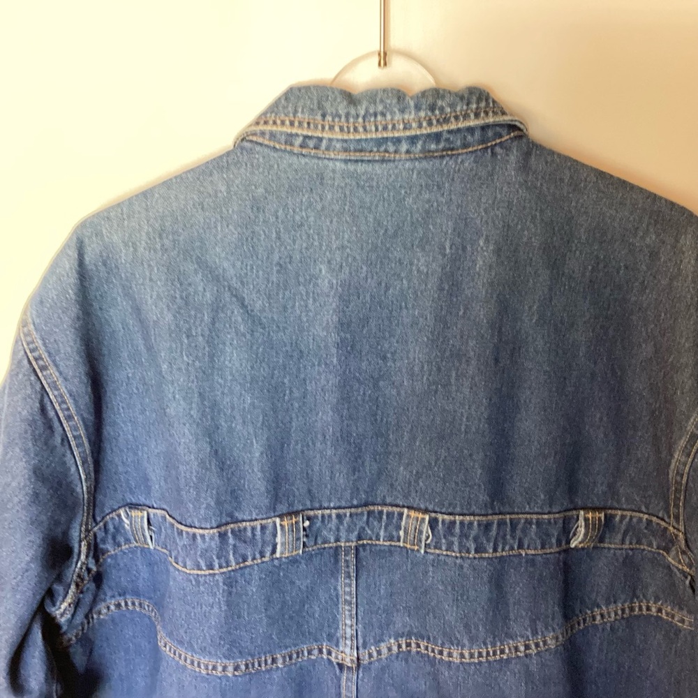 Vintage Karl Kani Short Sleeve Denim Button Up Shirt 90s 2Pac Streetwear - L - Picture 7 of 10